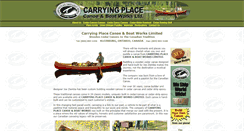 Desktop Screenshot of carryingplacecanoeworks.on.ca